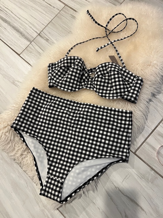 J. Crew Other - NWT J Crew 34C Gingham Check Bikini Set